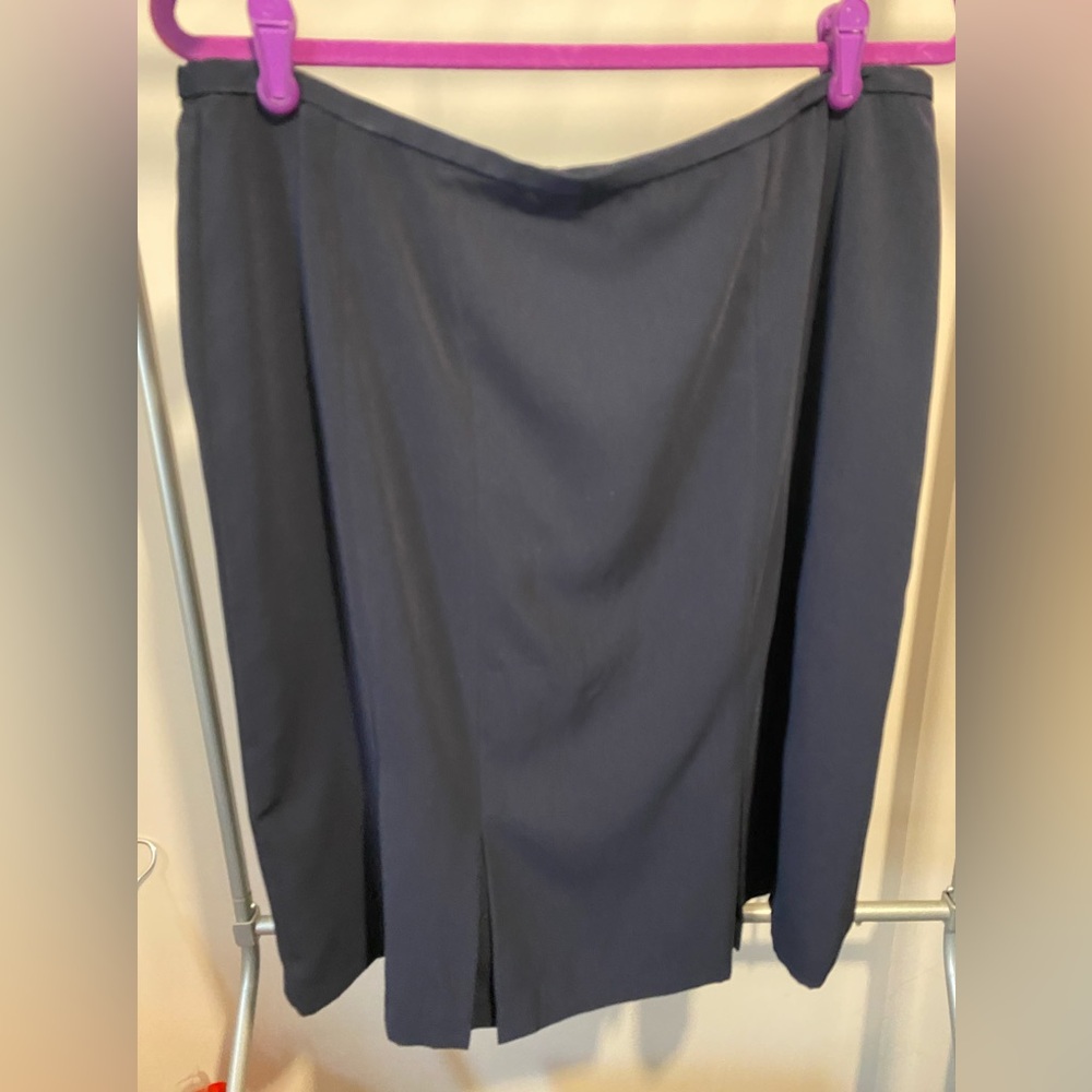 Navy blue skirt m, plus size 16, perfect for work, meetings